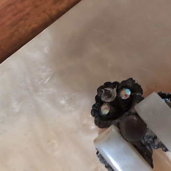 Wilardy Vintage 1950's  Pearlized Lucite Purse Satchel Handbag - Picture 3 of 8